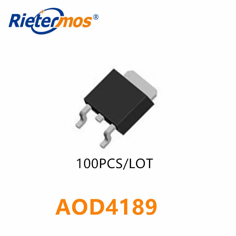 

100 шт. AOD4189 D4189 TO-252 Сделано в Китае