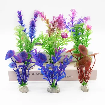 

1 Piece Artificial Water grass Home decoration accessories Wedding Indoor furnishings Diy Fish tank decoration For Aquatic plant