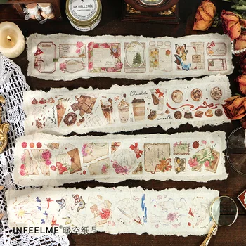 

Mohamm 1Pc Flower Affairs Unfinished Series Decoration Washi Masking Tape Creative Scrapbooking Stationary School Supplies