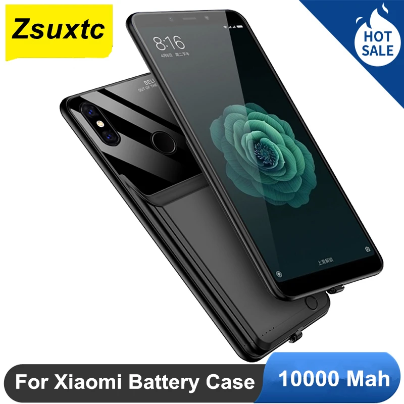 Чехол для Xiaomi Mi 6X A2 8 9 Pro 10000 мАч | Мобильные телефоны и аксессуары