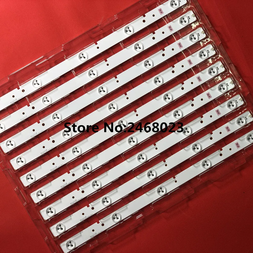 42cm 5LEDs Backlight Strips for His ense 42" TV LED42K20JD LED42EC260JD SVH420A72 LED42K30JD LED42EC290N SVH420A72-REV3 9pcs | Лампы и