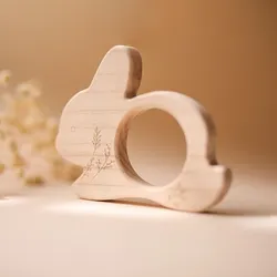 1pc bebê mordedor maple série animal bpa livre não tóxico segurança recém nascido dentição brinquedos de madeira enfermagem pingente crianças bens gif