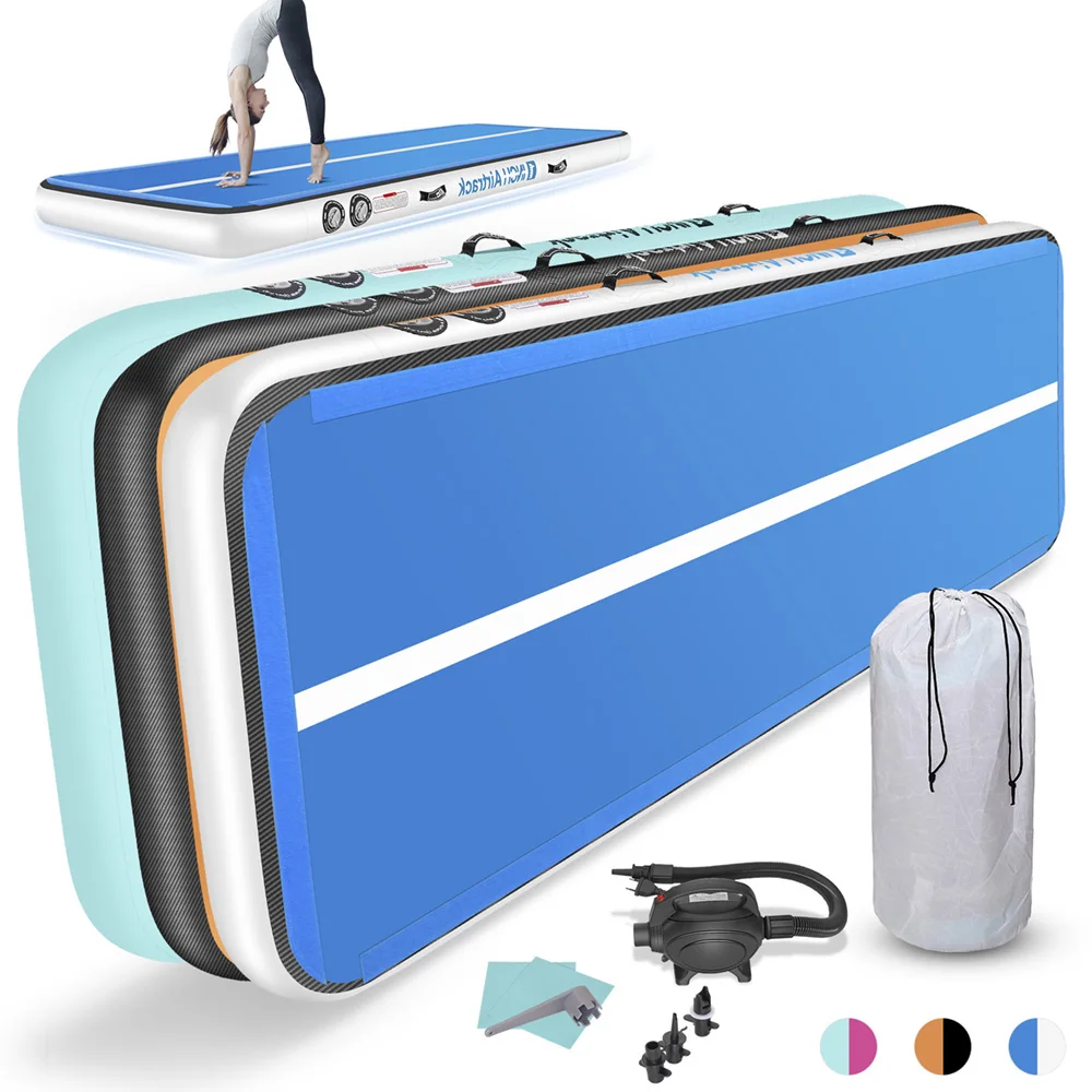 

4m 5m 6m Tumbling Mat Gymnastics Airtrack tool Yoga mat Pvc Inflatable Air track Floor Mat for kids adults tranning mattress mat