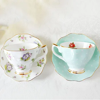 

EUROPEAN BONE CHINA COFFEE SET CREATIVE SIMPLE CERAMIC PORCELAIN DISH AFTERNOON TEA MILK CUP 200ML