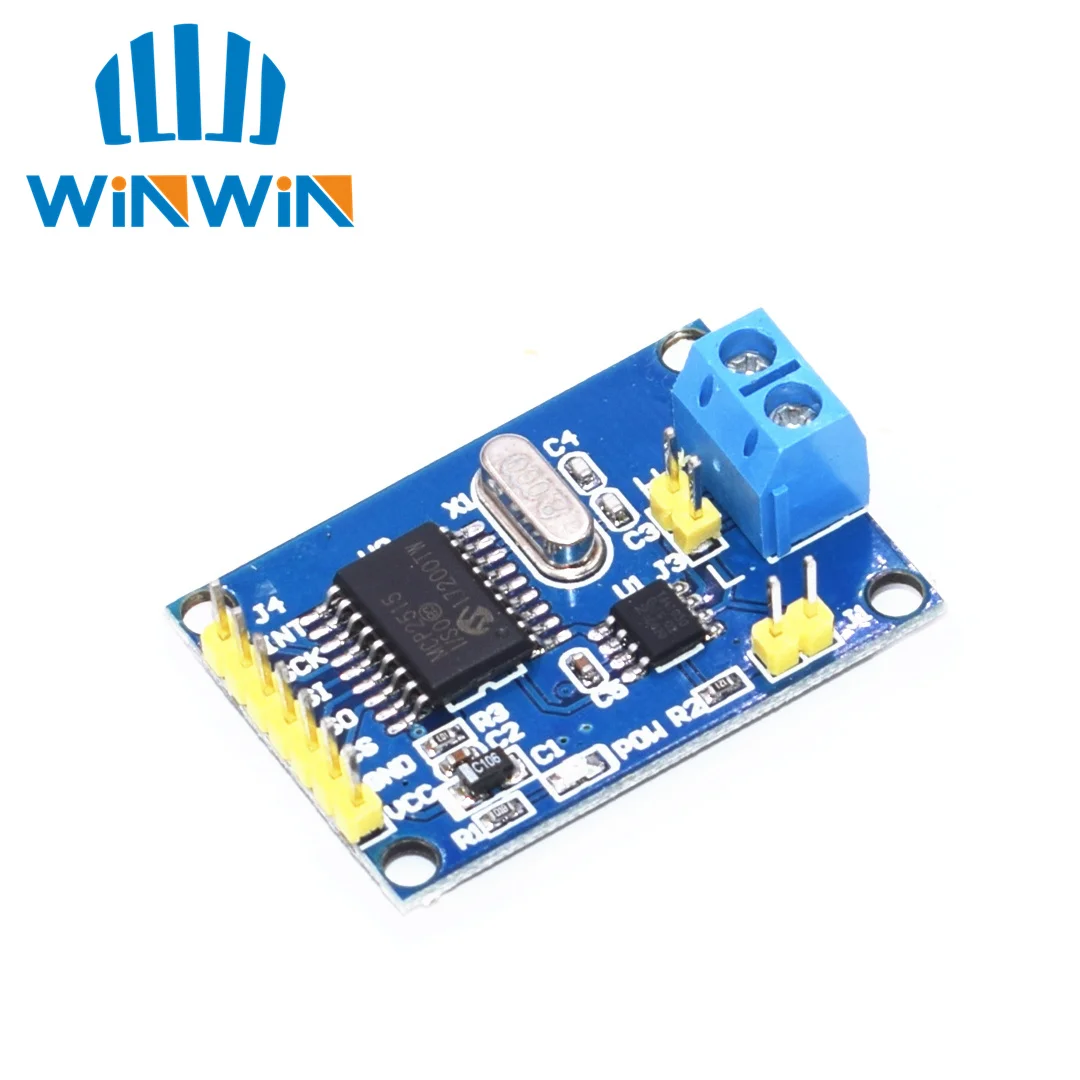 

D71 MCP2515 CAN Bus Module TJA1050 receiver SPI For 51 MCU ARM controller