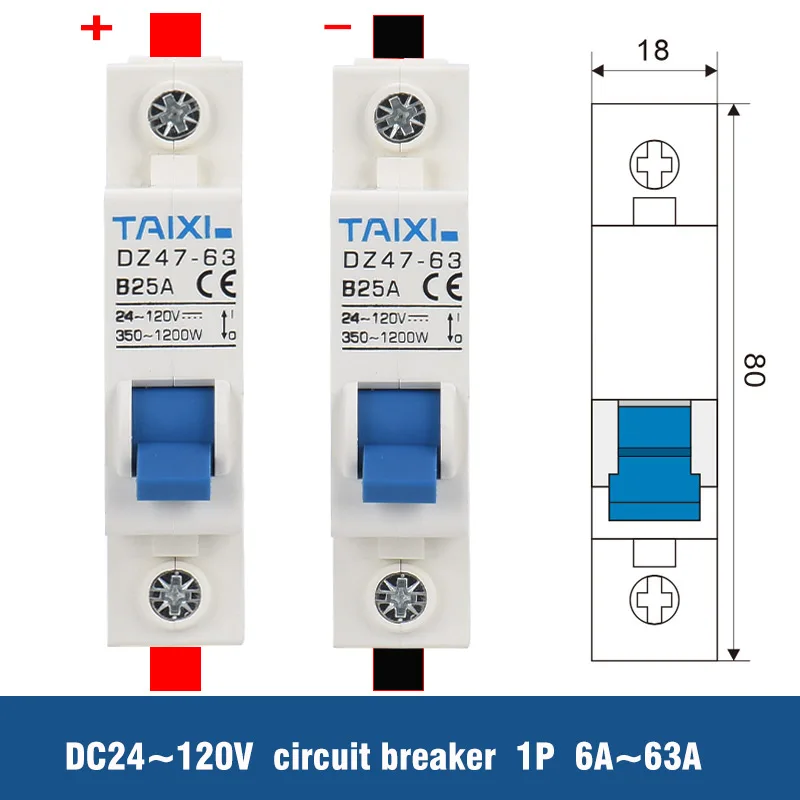 DZ47 Interrupteur d'air de voiture électrique et disjoncteur électrique -  TAIXI Electric