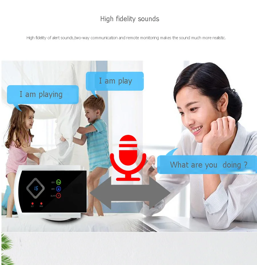 GSM сигнализация Sgooway Smarts s Android IOS охранная система для дома бесплатная