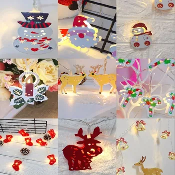 

10 LED 2M Light String Creative Lamp Battery Operated Copper Wire Christmas Decor Fairy Light for Home Wedding Party