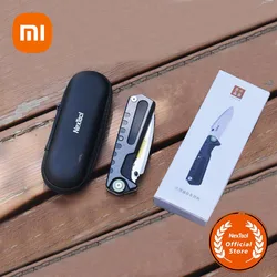 Xiaomi – couteau pliant tactique multifonction, couteaux de survie, chasse, Camping, EDC, multi outil, tournevis militaire, survie en plein air 