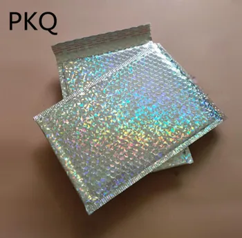 

30Pcs Laser Plastic Bubble Envelope Bag Large Shipping Mailing Bag with Bubble Foam Courier Bag 23x30cm