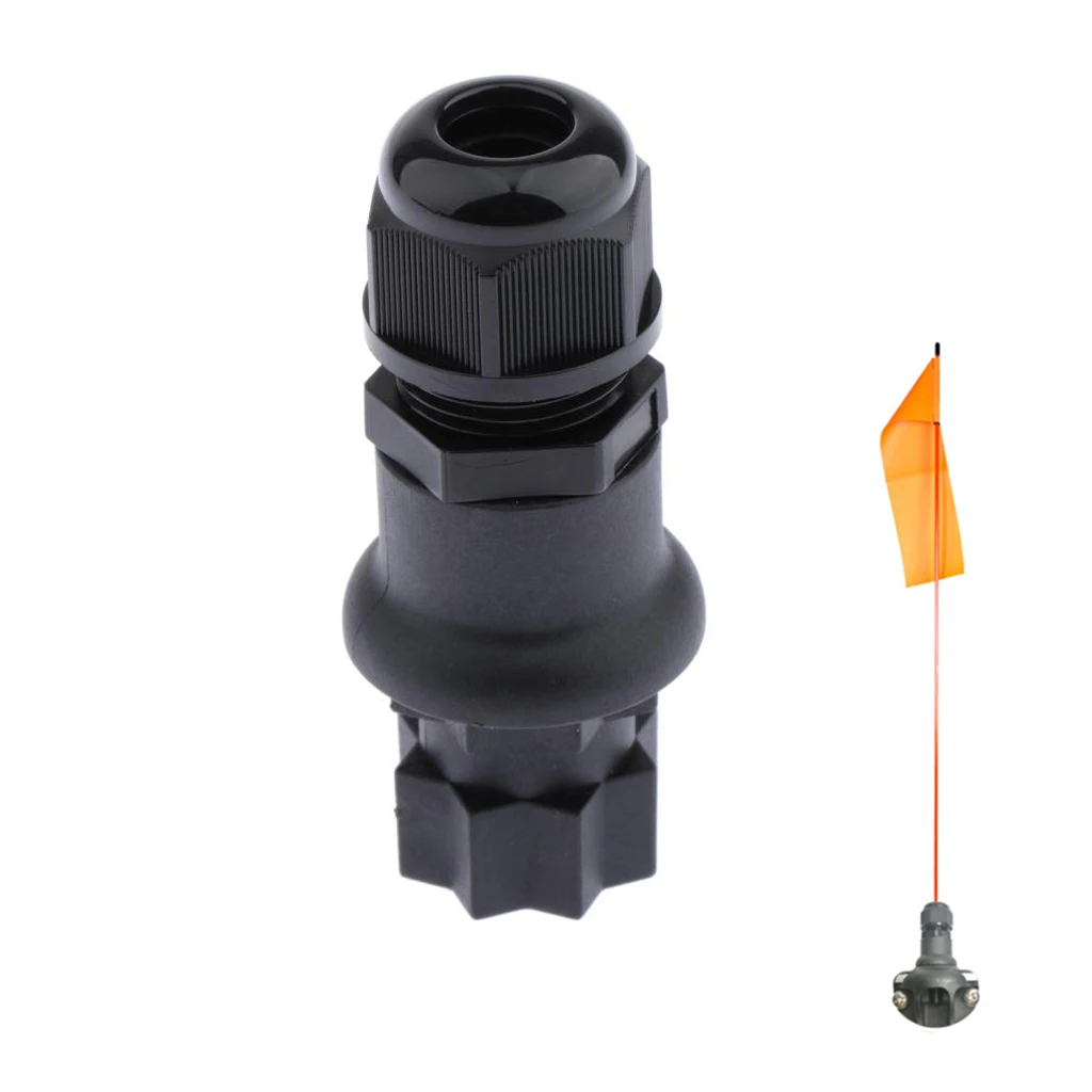 

Safety Kayak Flag Mount Holder Canoe Flag Pole Side Mount Rail Base Holder DIY Accessories