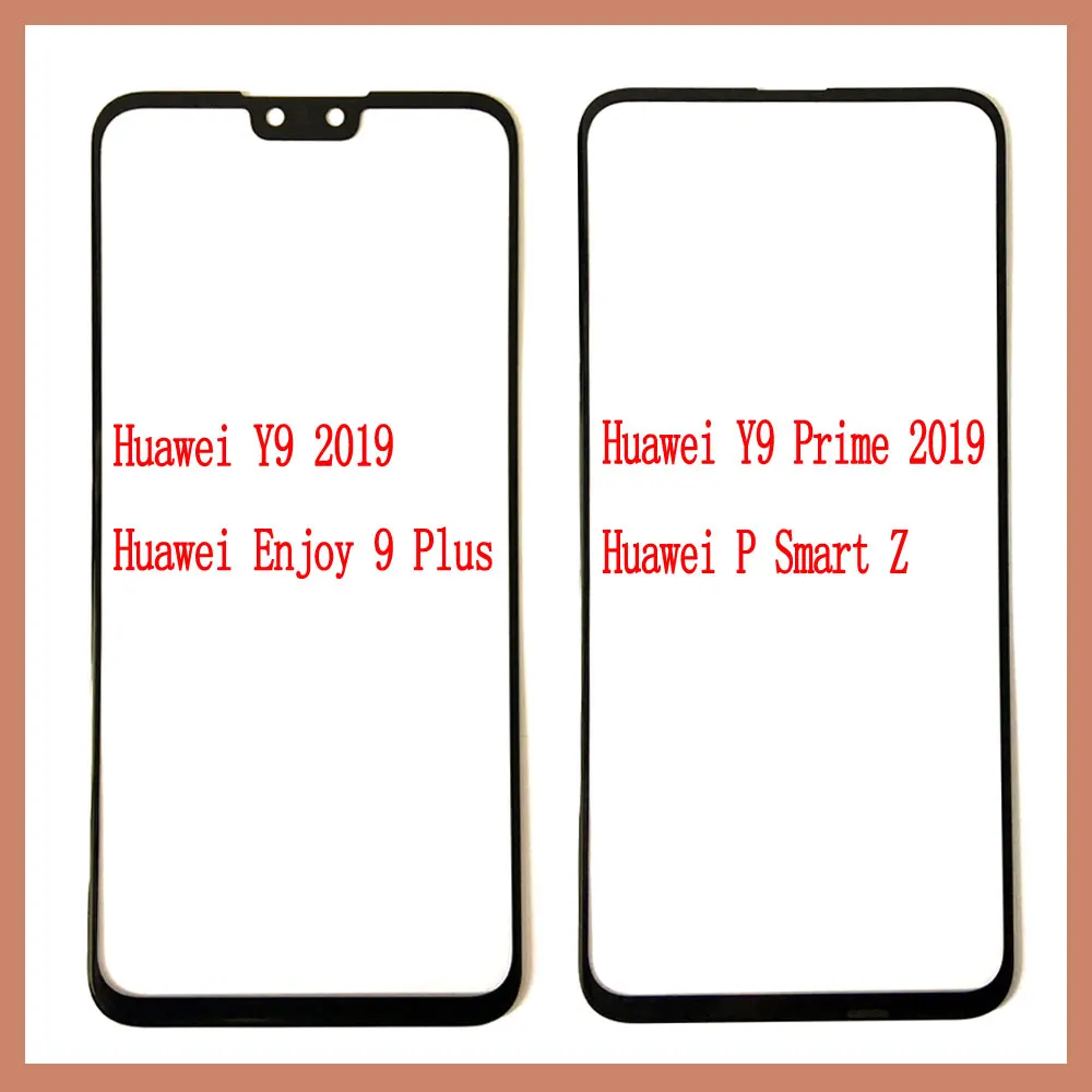 Переднее внешнее стекло для Huawei Y9 Prime 2019 P Smart Z сенсорная панель запасные части