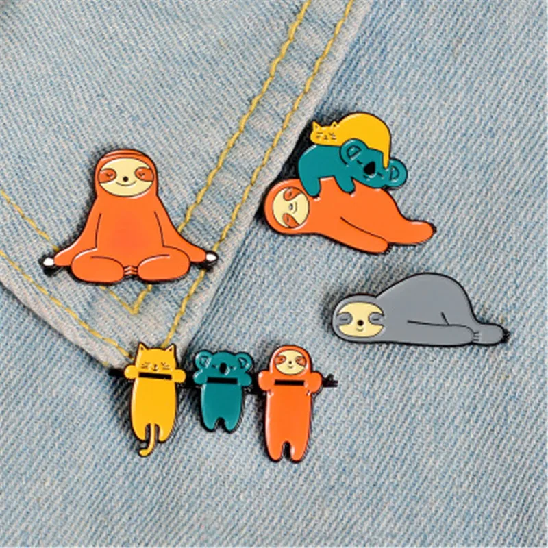 

Enamel Brooches Lapel Pins Badges Bag Jeans Japan Cute Cartoon Funny Animal Gift Wholesale Fashion Accessories-QQ-W17