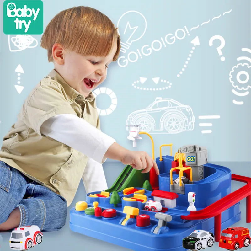 

2020 Rail Track Cars Toys for Kids Adventure Puzzles Games for Children Boys Educational Birthday Xmas Gifts for Clearance Toys
