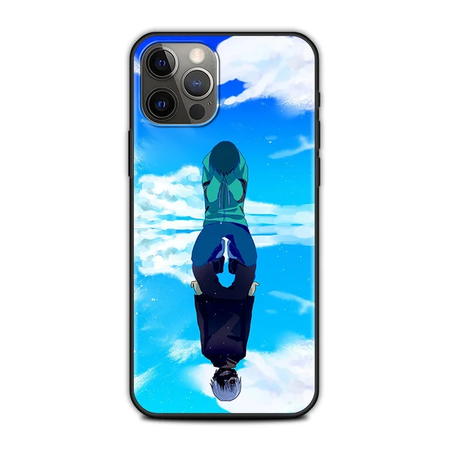 Tokyo 漫画の壁紙 Iphone 11 13 12 Pro Max Xs Xr X 8 7 6s 6 Plus 5s Se 黒いシリコン 電話用緩衝材 Aliexpress