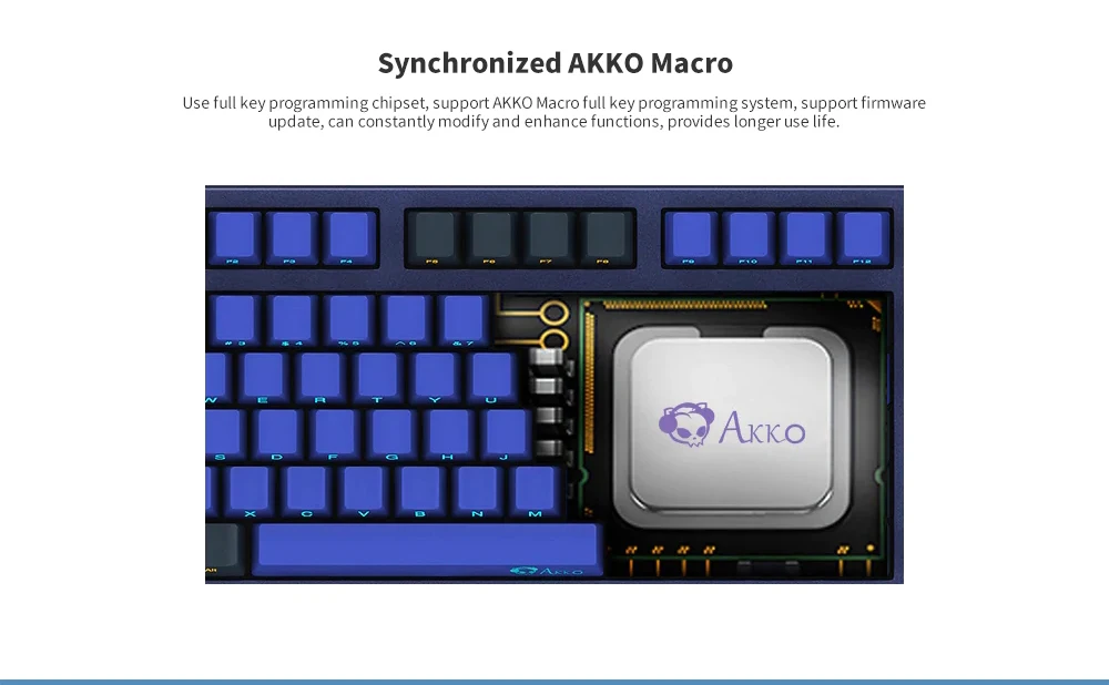 Akko 3068 SP Horizon Skyline Cherry Switch Game Mechanical Keyboard 68 Keys / TYPE-C Interface