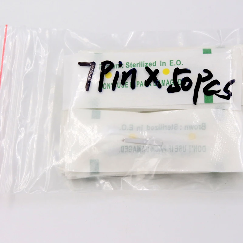 

50pcs 7flex/pin HIgh Quality Profession Supplies Caneta Permanent Makeup Eyebrow Microblading Needle Free Shipping