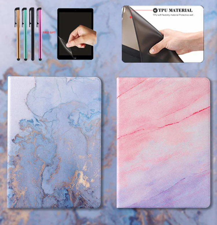 Модный окрашенный чехол для Huawei MediaPad T5 10 чехлы планшетов с подставкой планшета 1
