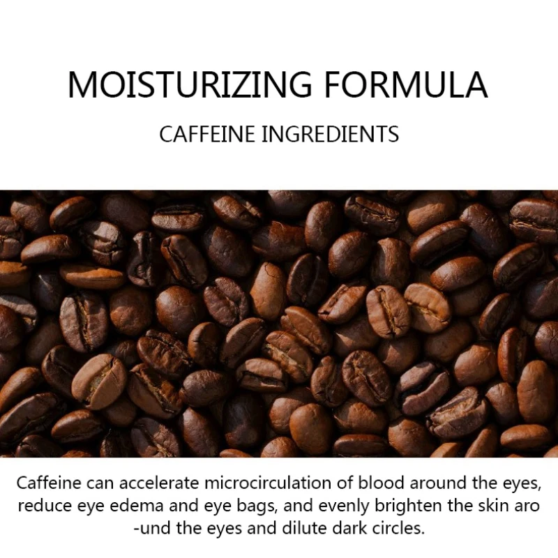 30ml Caffeine Daily Eye Serum Moisturizing Remove Fine Lines Lightening Firming Eye Serum Nourishing