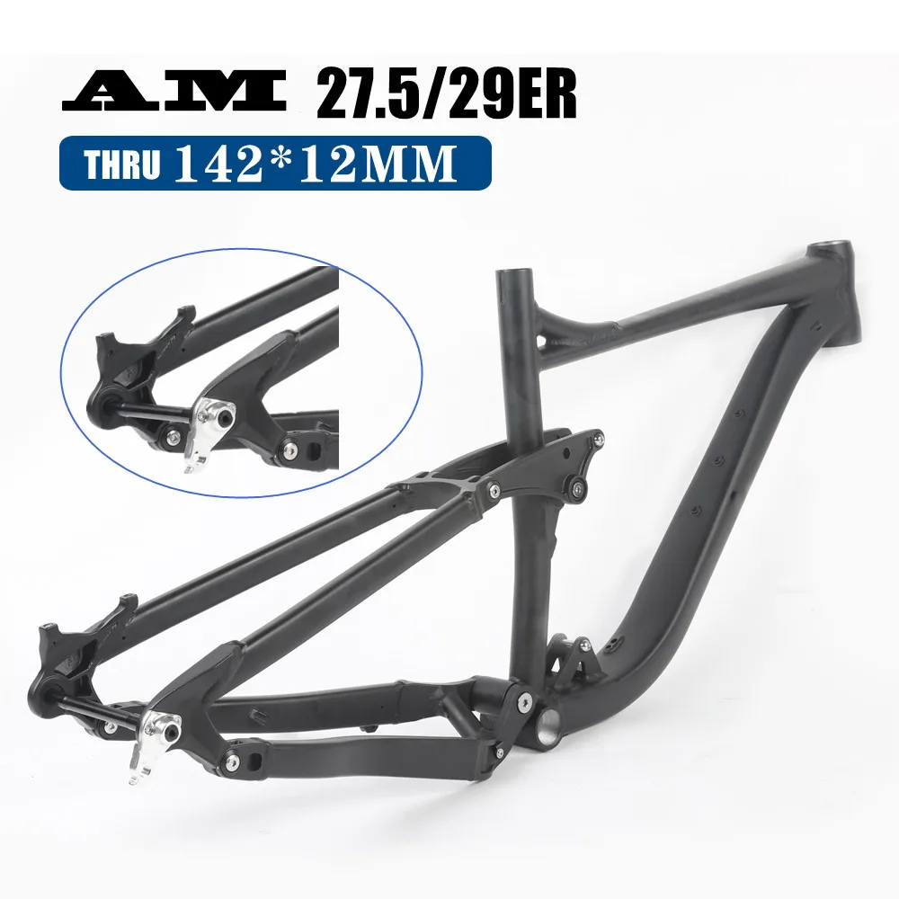 Himalo Bicycle Frame Full Suspension Frame 29er 27.5er Thru Axle