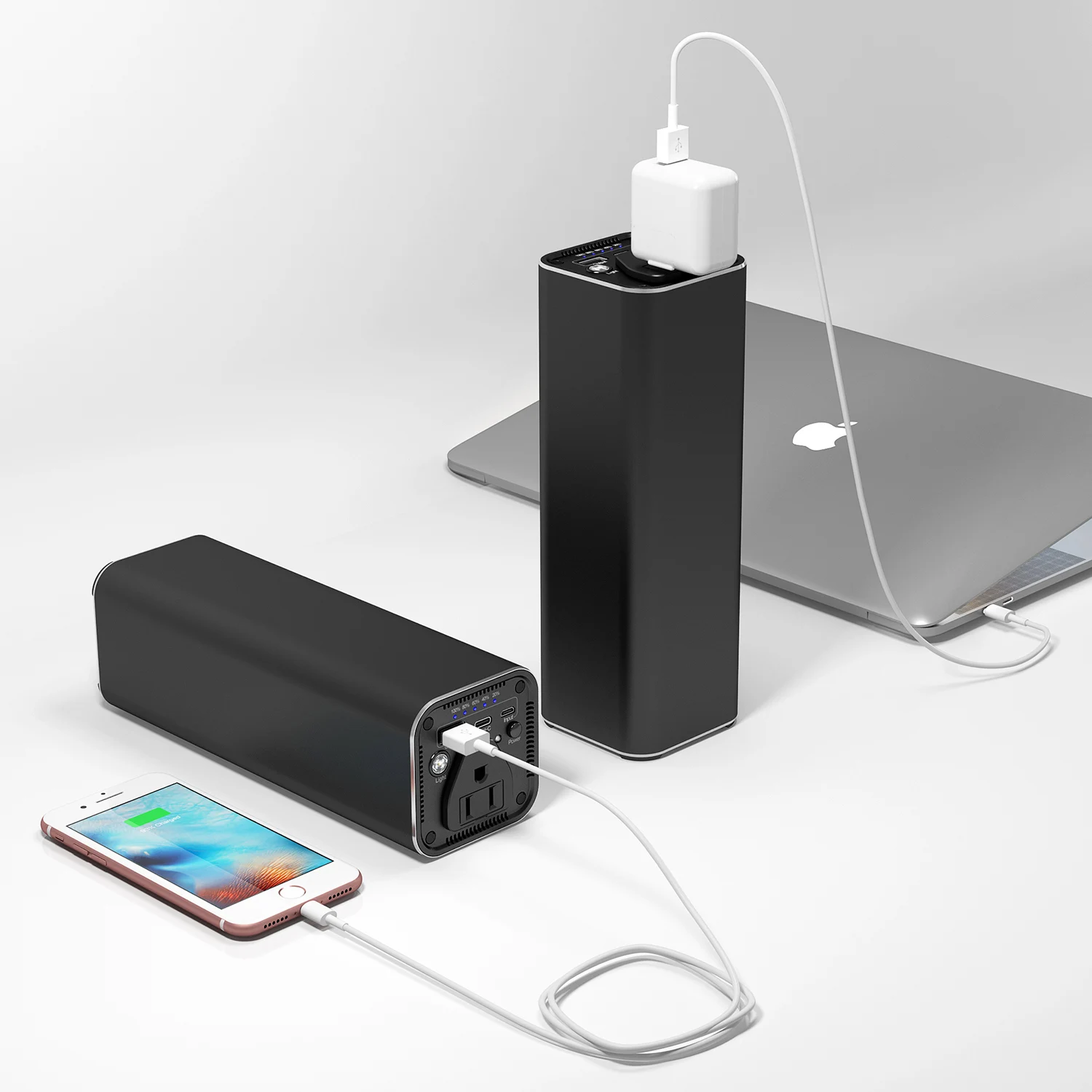 Type-C 5V Portable Power Bank USB DC Quick Charging Station AC 110V 220V 100W Supply for Universal Laptop | Электроника