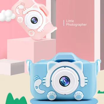 

2.0 Inch Screen Mini Digital Kids Camera 12MP Photo Children Camera With 2000W HD Pixel Toys Gift Puzzl Games Birthday Games