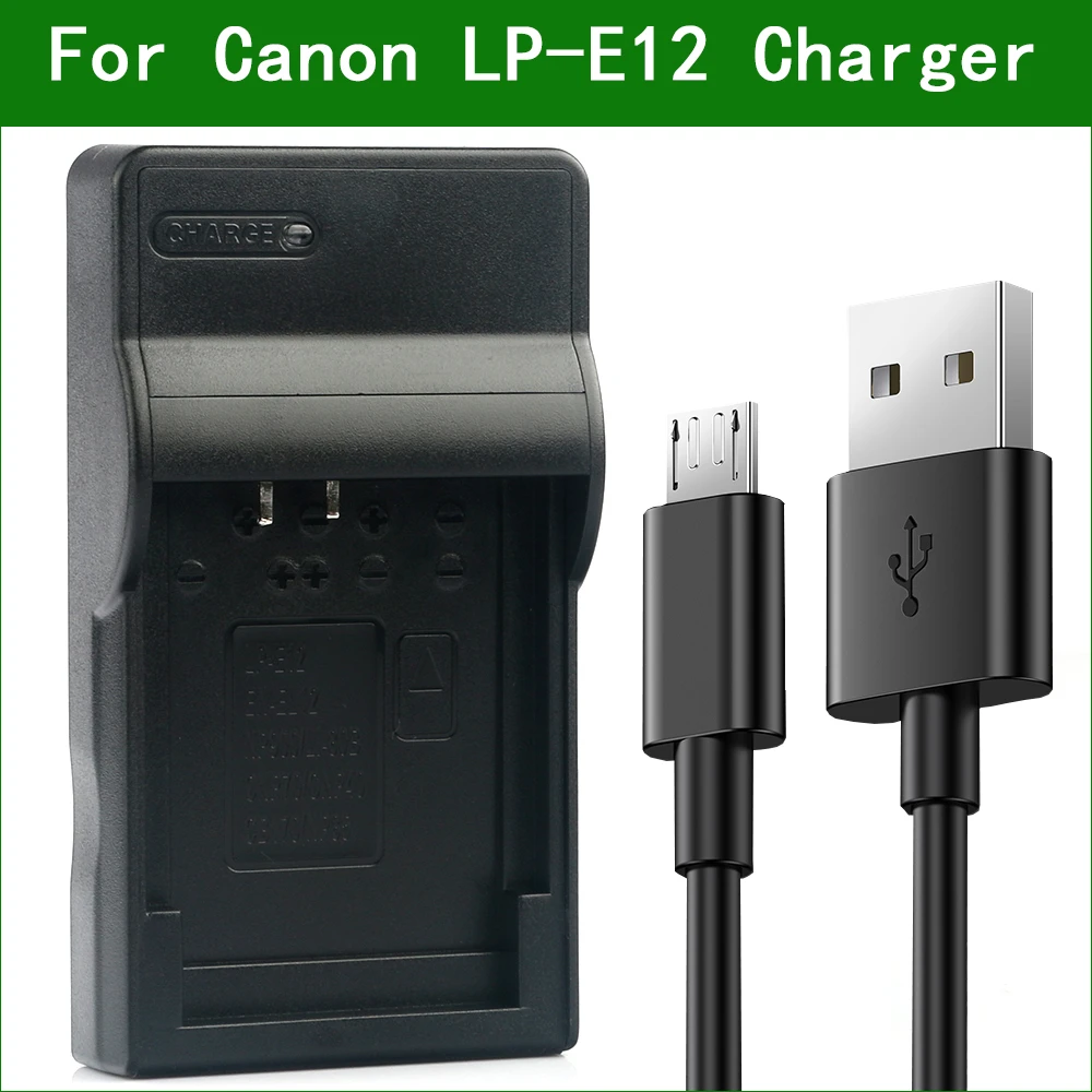 12v lithium ion battery charger LP-E12 LP E12 LC-E12 Camera Battery Charger For Canon EOS M M2 M10 M50 M100 M200 M50 2 100D Kiss X7 Rebel SL1 PowerShot SX70 HS 240v lithium battery charger