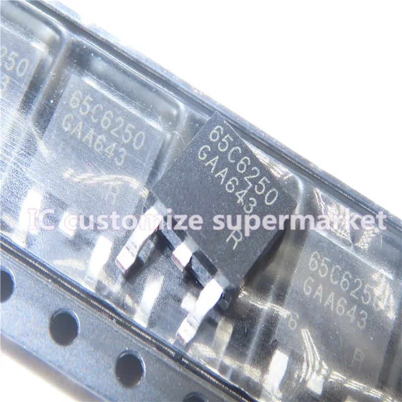 10 шт./лот NWE 65C6250 IPD65R250C6 TO-252 700V 46A SMD транзистор | Электронные компоненты и