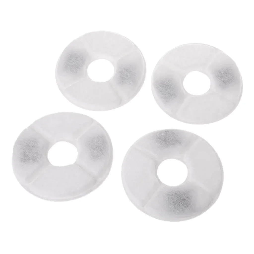 4Pcs/lot Pet Water Fountain Filter Activated Carbon Dog Cat Water Feeder filter Drop Ship Support