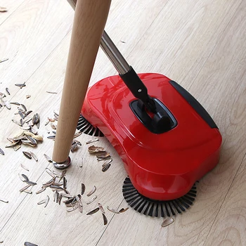 

Stainless Steel Hand Push Sweepers Push Type Sweeping Machine Broom Mop Dustpan Hand Push Sweeper mop Household Cleaning Tools