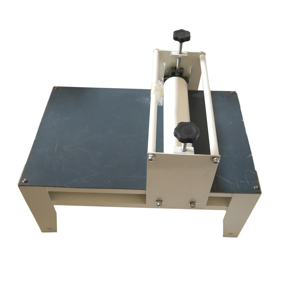 INTBUYING 19.68x13.78inch Slab Roller Printmaking Machine with Reducer Clay Portable Tabletop Adjustable No Shims Heavy Duty 