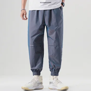 

New Style Men Symphony Casual Pants Korean-style Popular Brand Bib Overall Male Japanese-style Loose Beam Foot Men'S Wear Capri