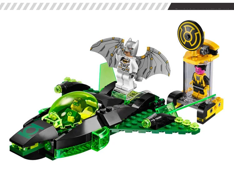 

DECOOL Superhero Green Lantern Battle Senisto Building Blocks Bricks 7109 Toys gift for kid
