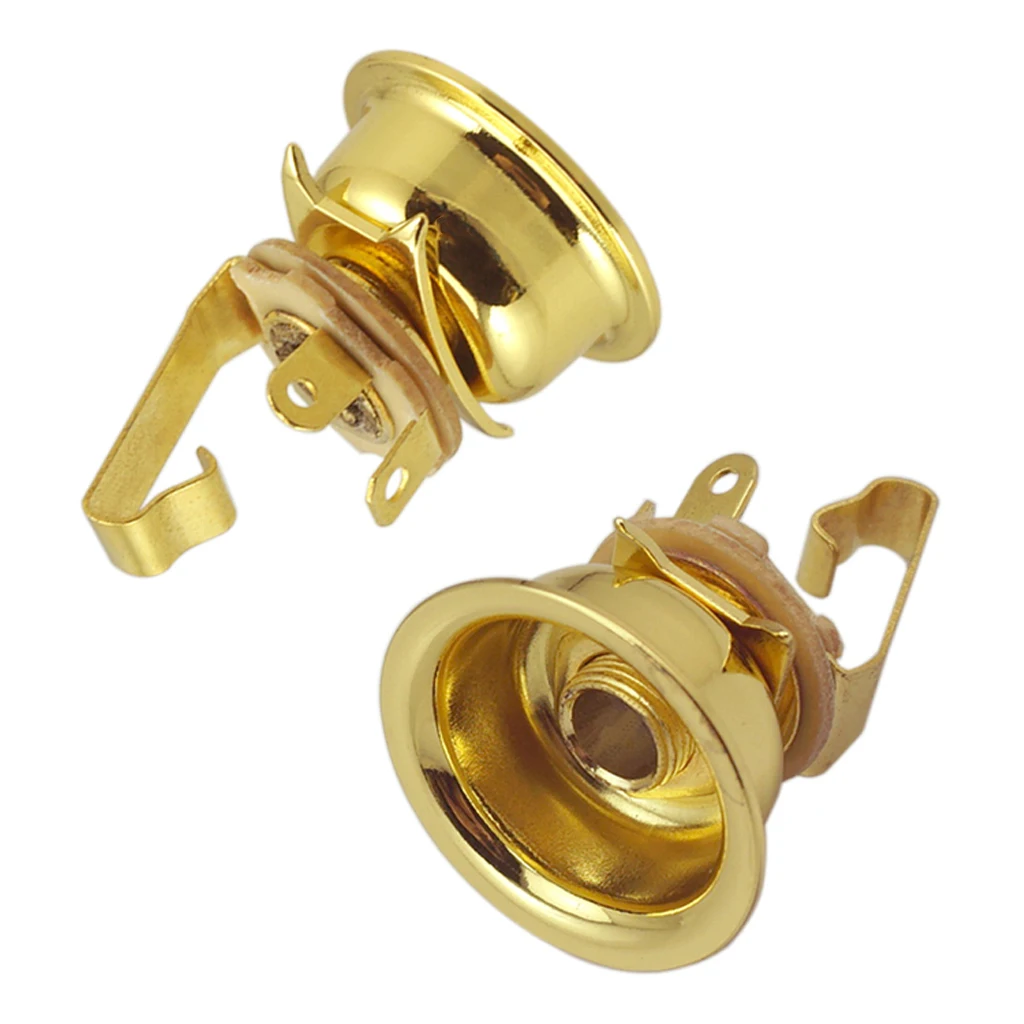 1/4inch Mono Output Jack Socket with Cover for Telecaster Electric Guitar
