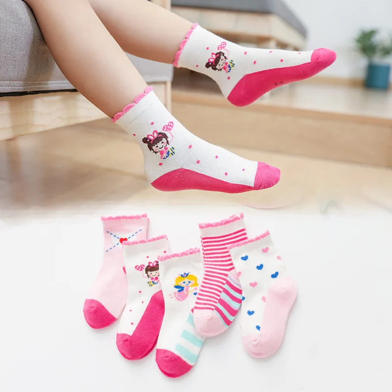  Calcetines de algodón para niñas, divertidos y divertidos, con  diseño de unicornio, calcetines lindos para niños y niñas, 6 pares,  Unicornio B : Ropa, Zapatos y Joyería