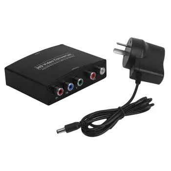 

HDMI to RGB Component (ypbpr) Video +R/L Audio Adapter Converter HD TV HD Video Converter 2 Channel LPCM 1.65gbps/165mhz US Plug