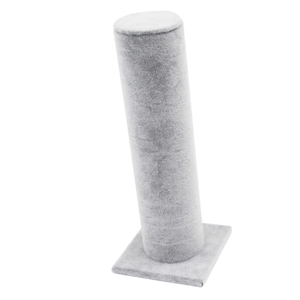 hair tie shop holder Velvet Vertical Jewelry Bracelet Display Stand Bangle T-Bar Display Holder headwear display stand 