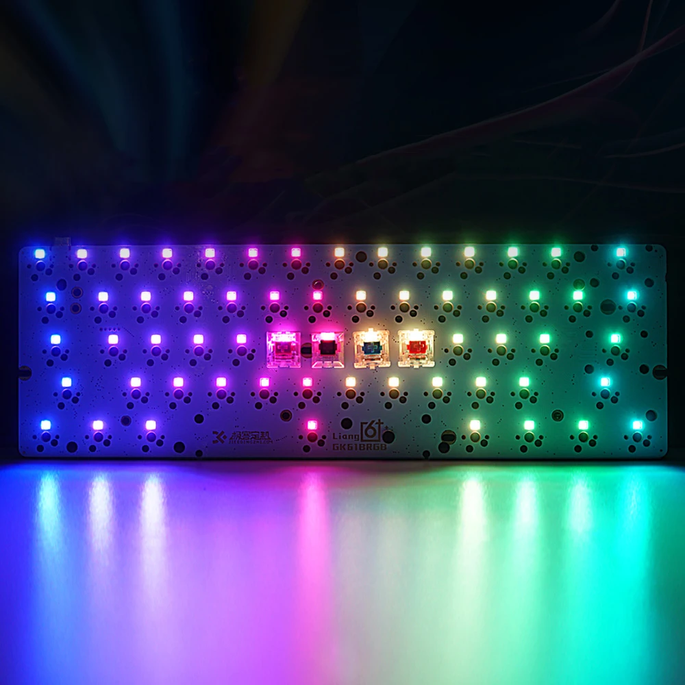 skyloong hotswap pcb bluetooth completo rgb tyce driver independente pcb para teclado mecânico sem fio diy