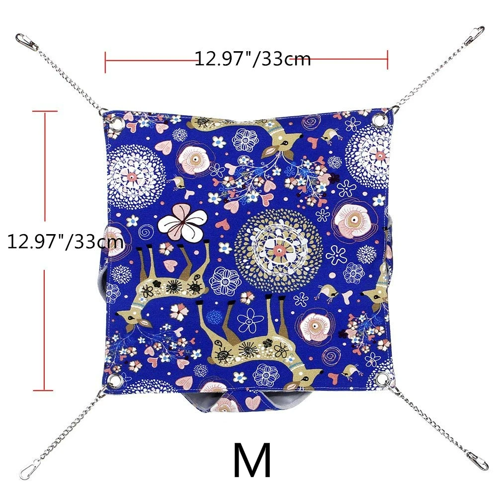 Bird Double Hammock Pet Warm Nest House Sleeping Bed for Parrot Budgie Parakeet Cockatiel Hamster Ferret Squirrel Chinchinlla