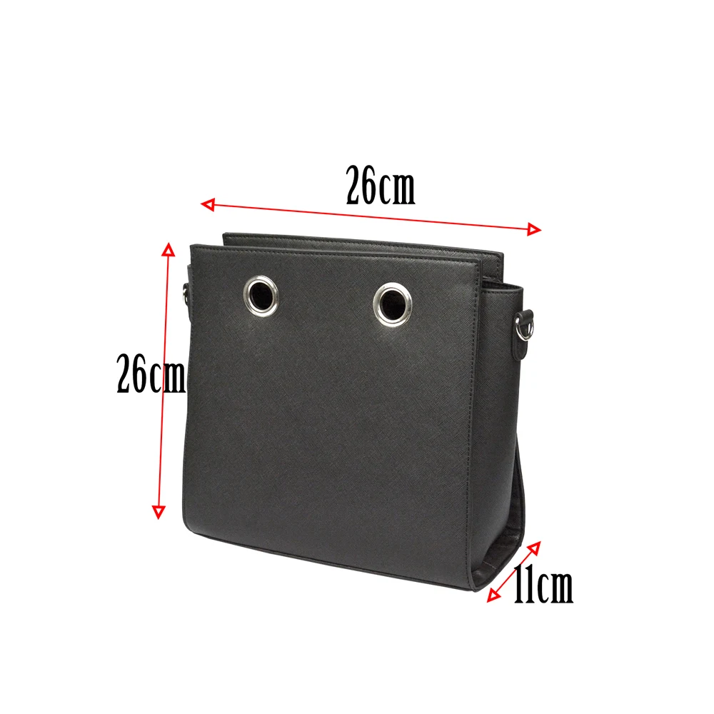 1017 New O bag Double Style women handbag sholder bag With Removable Drops Belt Handle For PU Leather Obag Waterproof 2
