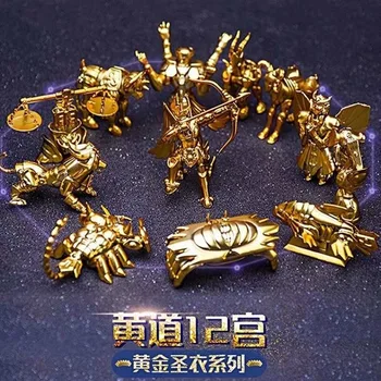 

All 12 Styles/set Saint Seiya Cloth Myth Zodiac Constellation Model Toy Doll Gift Desktop Decoration