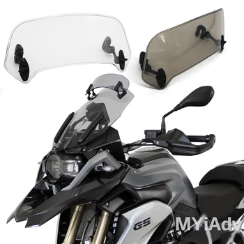 

For BMW R1250GS/ADV LC For Honda xadv Motorcycle Adjustable Windshield Windscreen Air Deflector Spoiler Transparent Extension