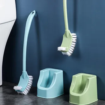 

Toilet Brush Set Wall-Mounted Toilet Brush Cleaning Brush Multi-Color Household Soft Brush Toilet Long Handle Brush