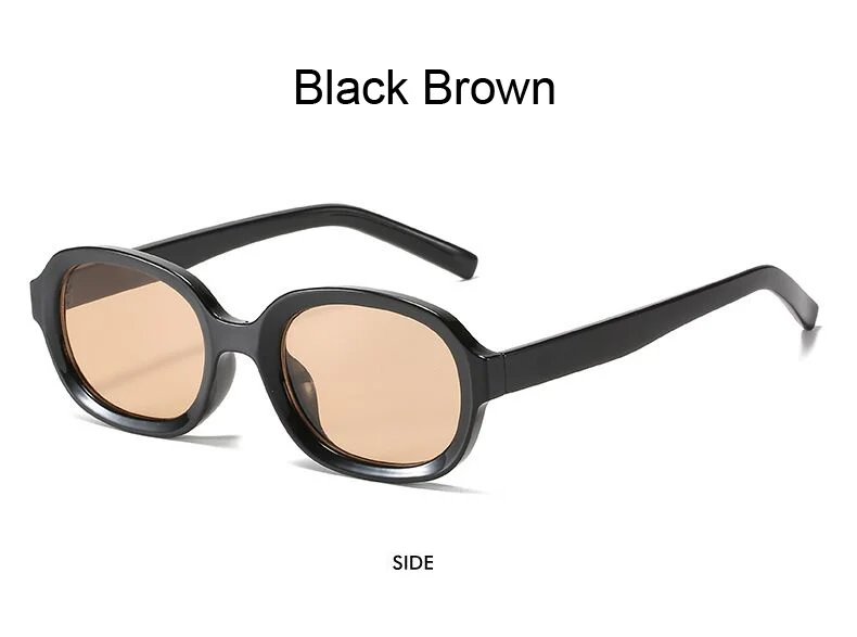 Oval Spiegel Vintage Sonnenbrille Frau Marke Designer Candy Farben Sonnenbrille Weibliche Retro Shades Reise Outdoor Oculos De Sol – Detail 12