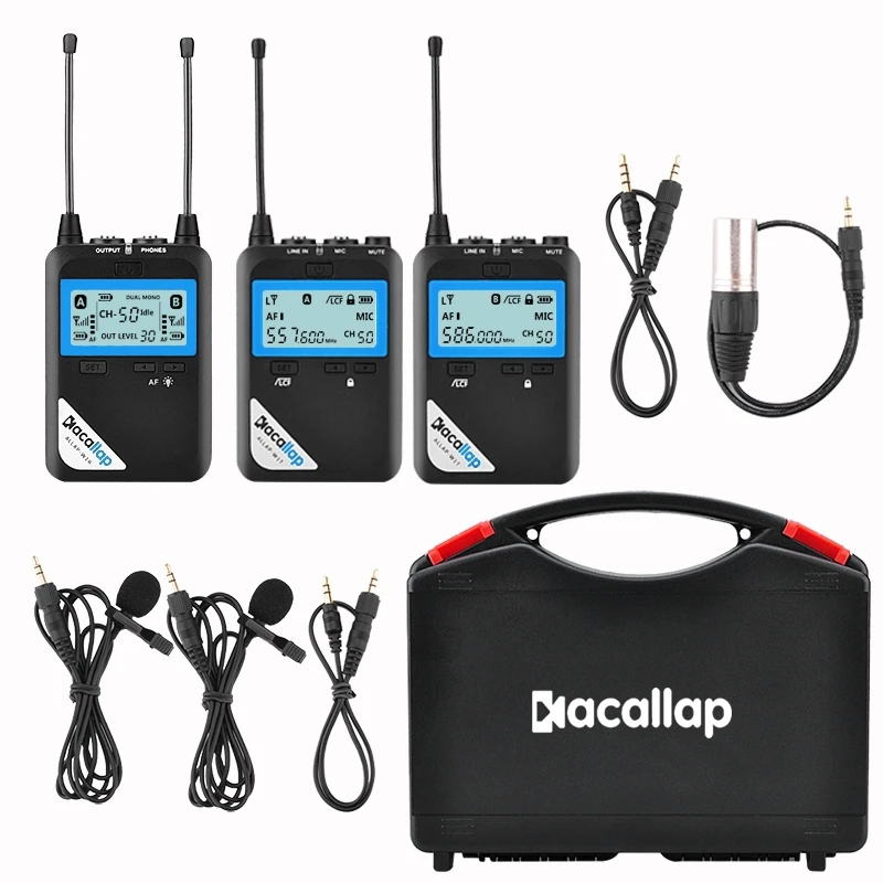Kacallap Lavalier Wireless Microphone Vlog