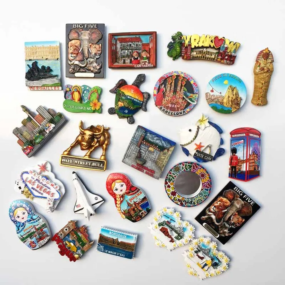 

BABELEMI Fridge Magnet USA Russia Spain Greece Poland Austria Czech France Africa Tourist Souvenir Magnetic Refrigerator Magnets