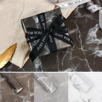 

50*70cm High Quality Gifts Flowers Wrapping Paper Marble Texture Three-Color Wedding Birthday Wine Bottle Gift Decorative Paper
