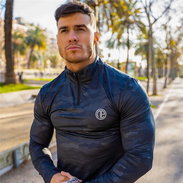 Long Sleeve Running & Fitness Men’s Quick Dry T Shirt - Image 2