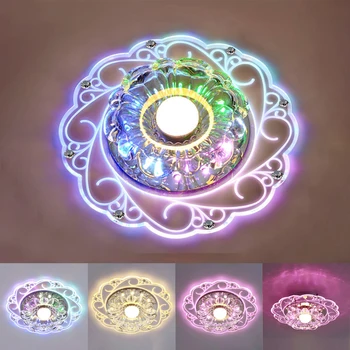 

Modern LED Crystal Ceiling Light Circular Mini Ceiling Lamp Luminarias Rotunda Light For Living Room Aisle Corridor Kitchen 5