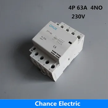 

CHUX 4P CT1 63A 400v 50/ 60HZ 4NO Din rail Household AC Contactor